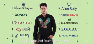 Top 10 Popular Shirt Brands for Men in India - Nooob Lifestyle Private Limited