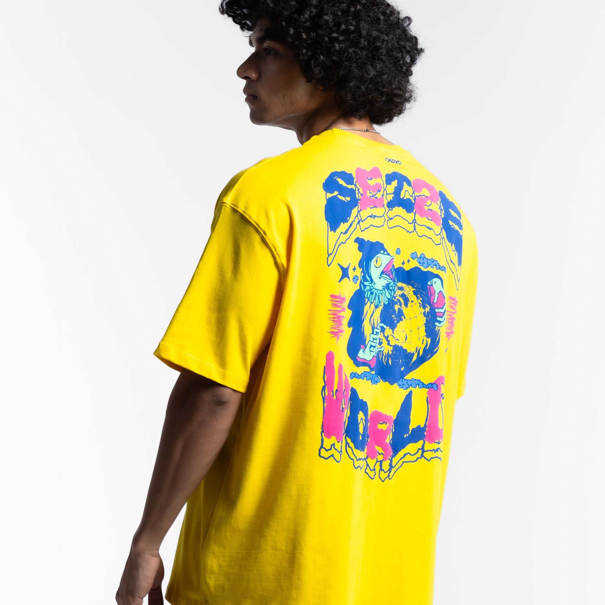 Premium Yellow Oversized T-shirt for Gents