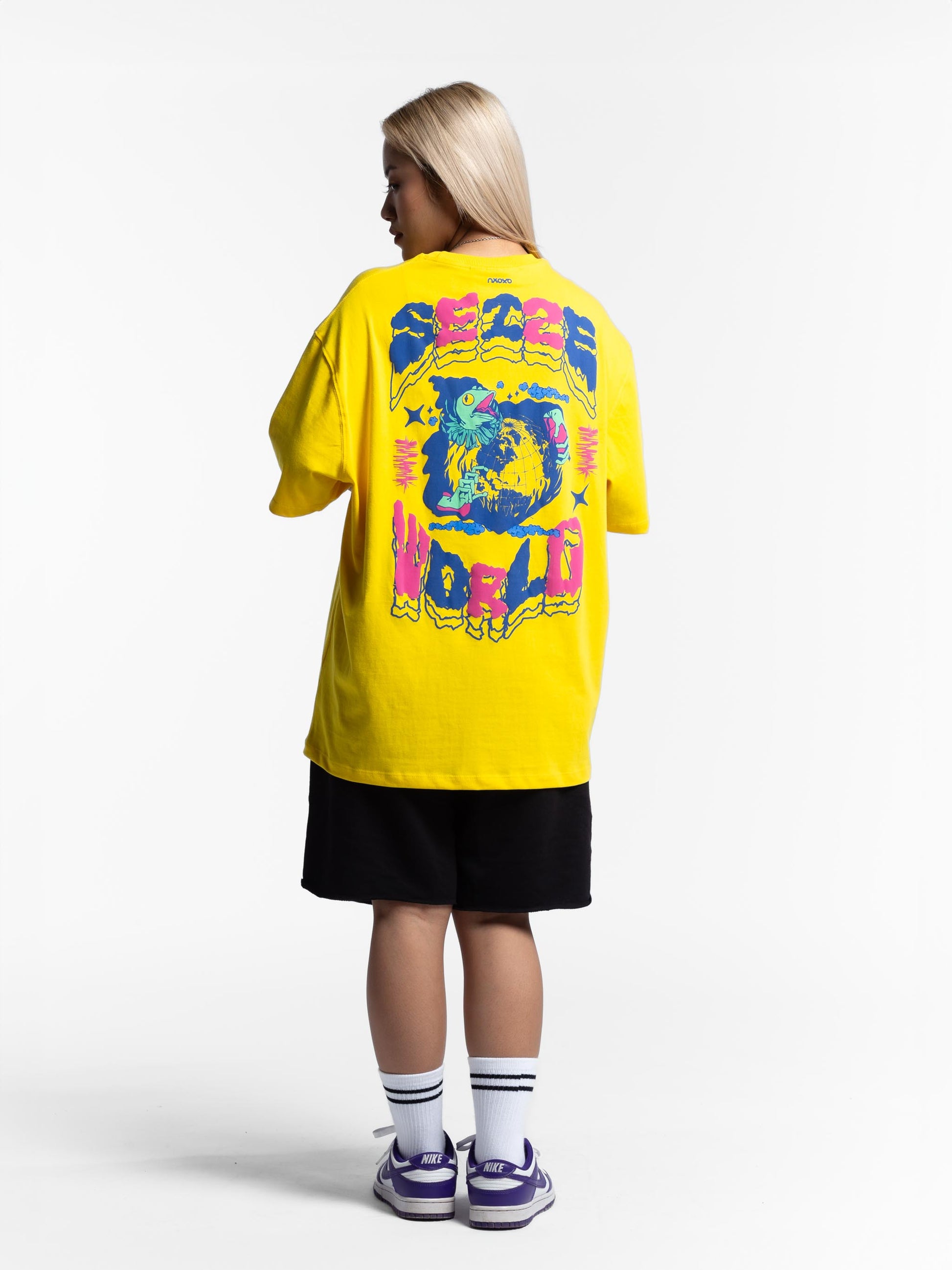 Premium Yellow Oversized T-shirt for Girls