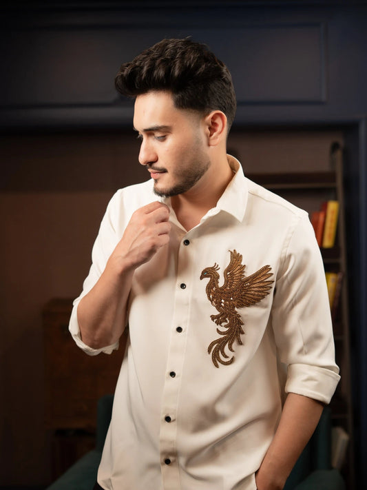 Ashborn – Phoenix Embroidered Shirt