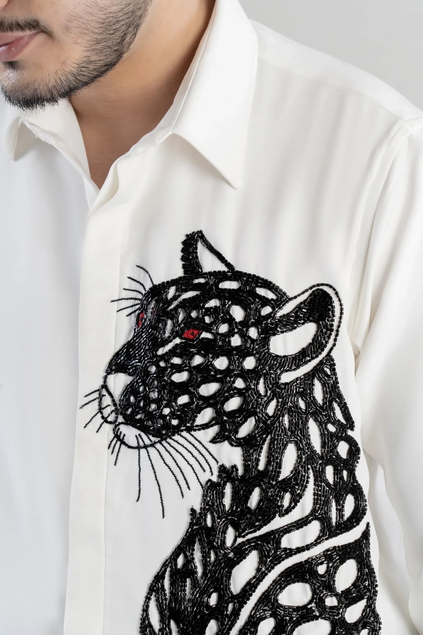 Shop Panther Embroidered Premium Shirt