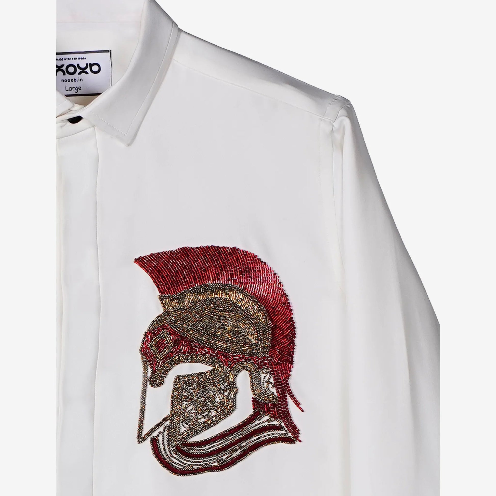 Crown of Iron – Embroidered Warrior Shirt