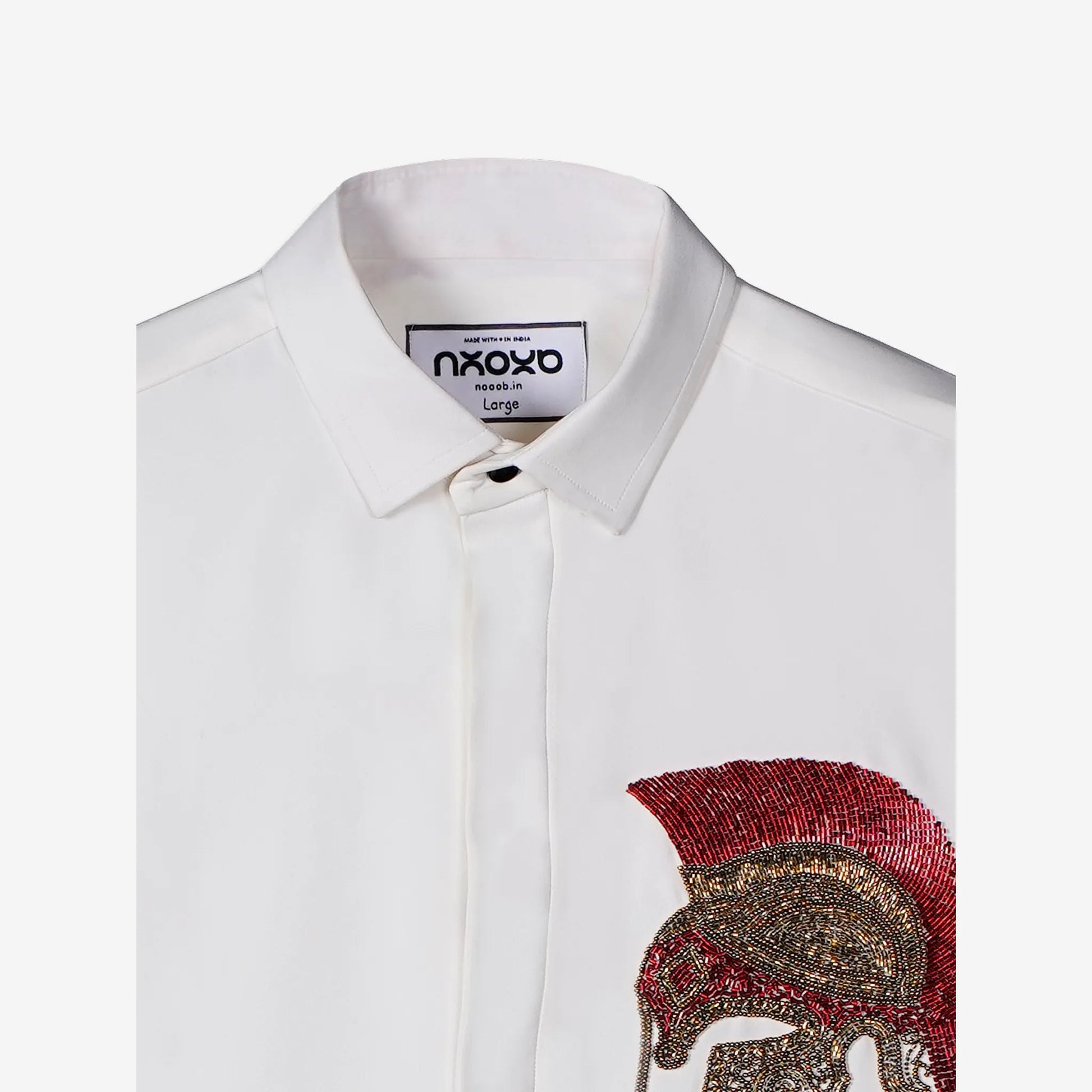 Crown of Iron – Embroidered Warrior Shirt