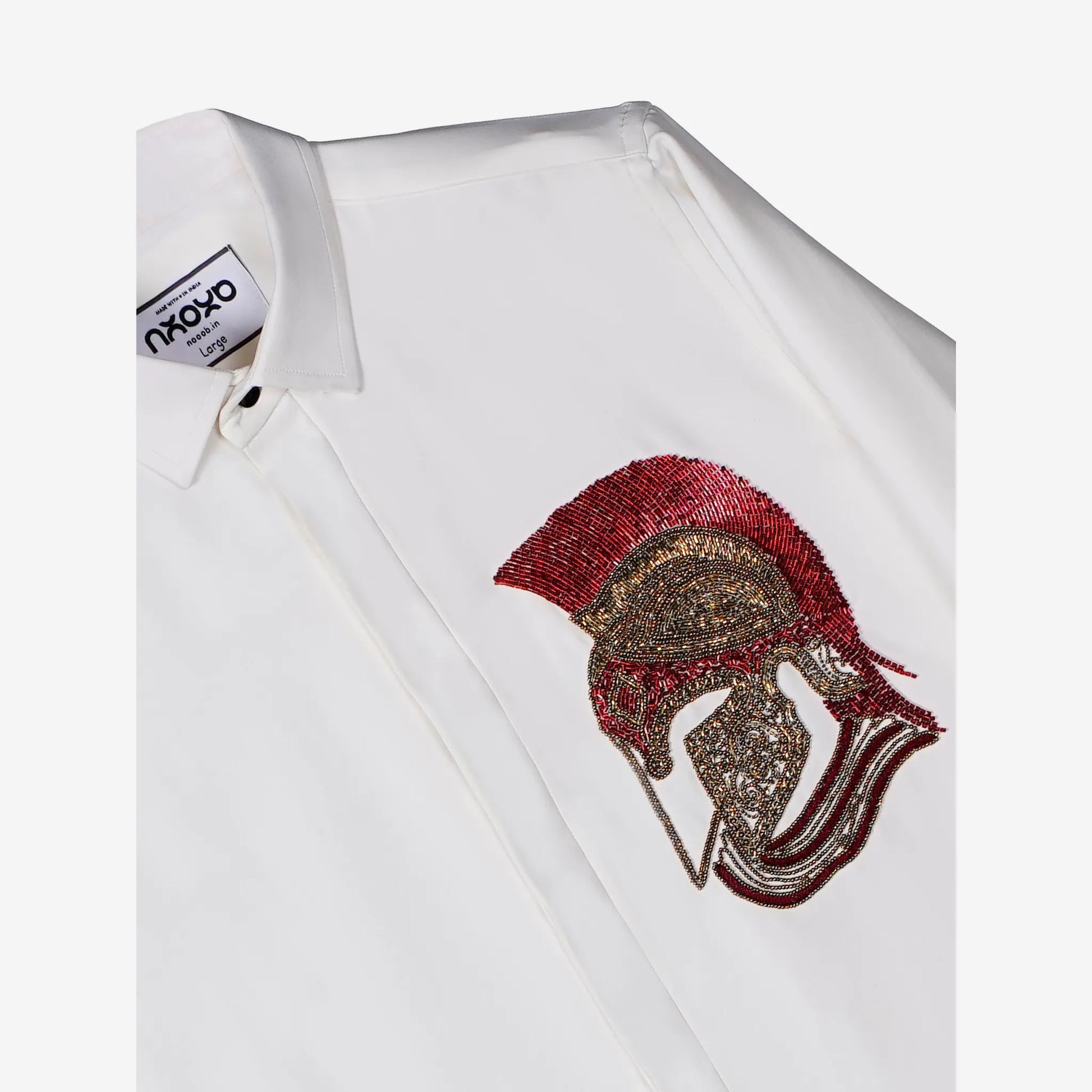 Crown of Iron – Embroidered Warrior Shirt