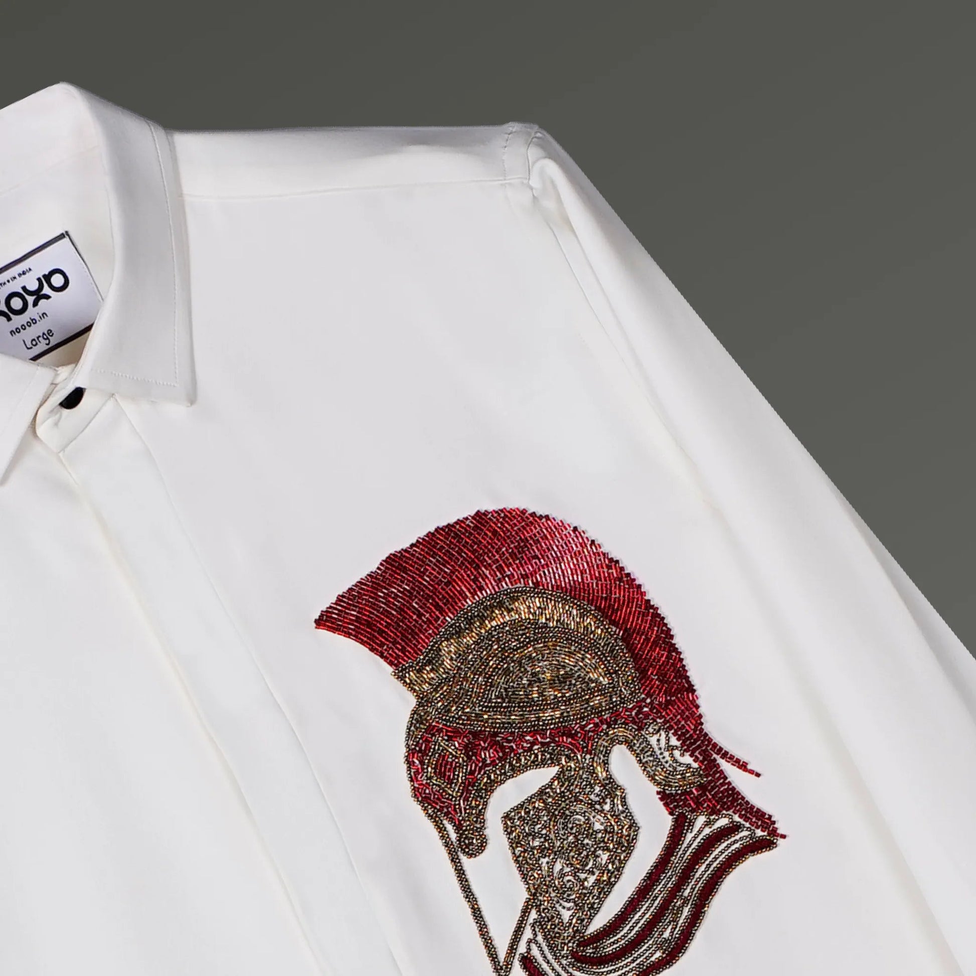 Crown of Iron – Embroidered Warrior Shirt