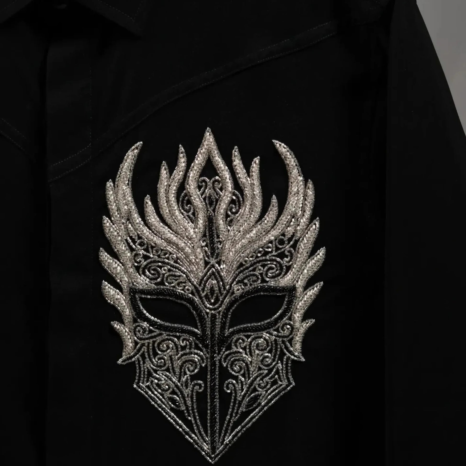Crown of Shadow – Embroidered Shirt