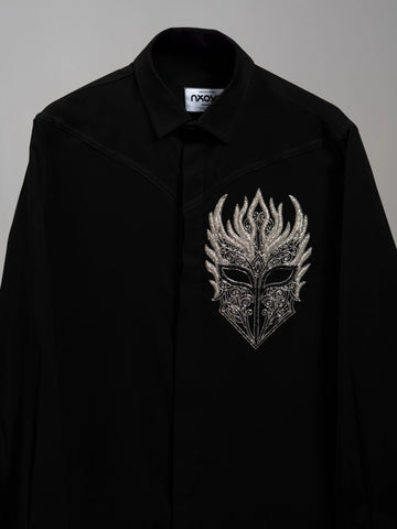 Crown of Shadow – Embroidered Shirt