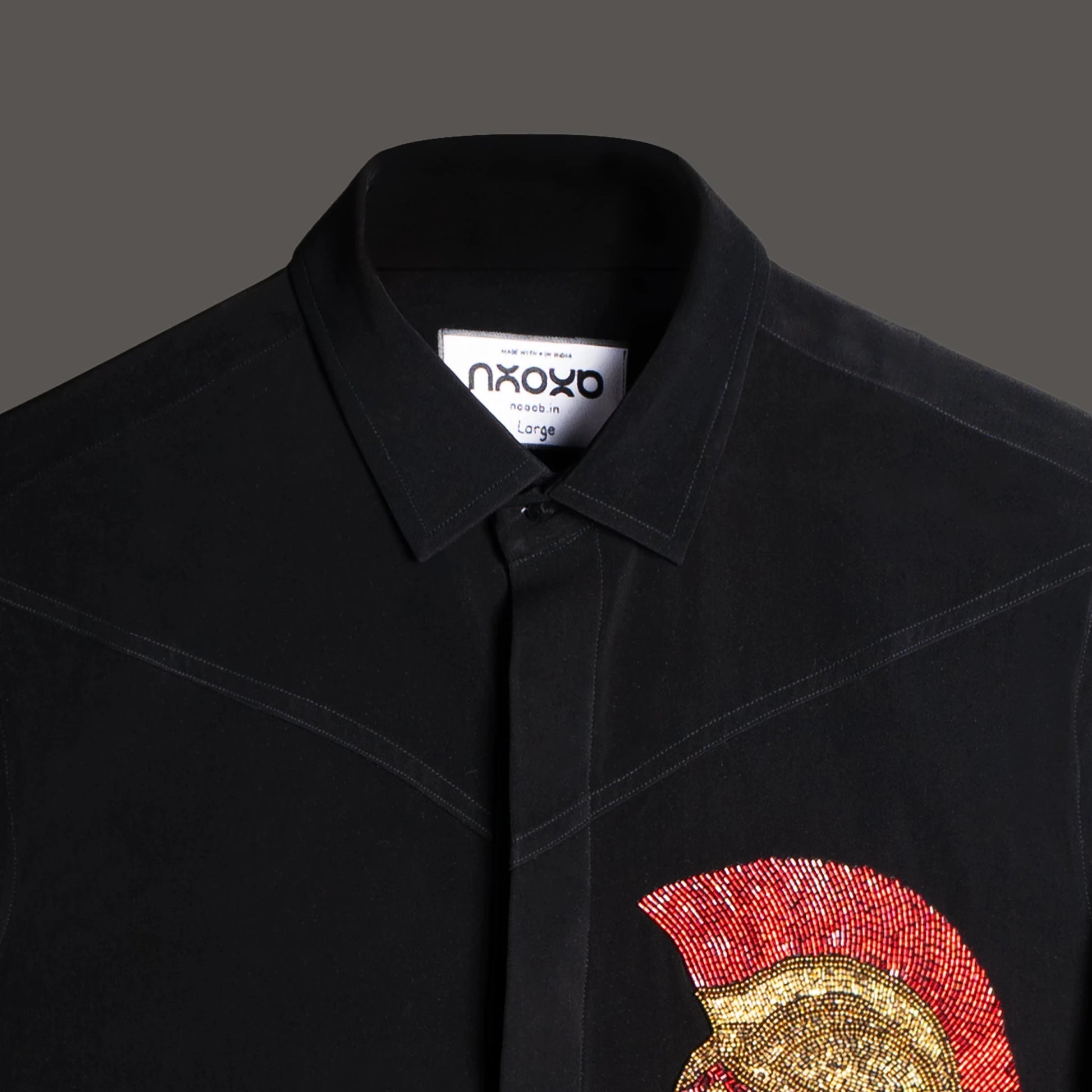 Crown of Valor – Embroidered Warrior Shirt