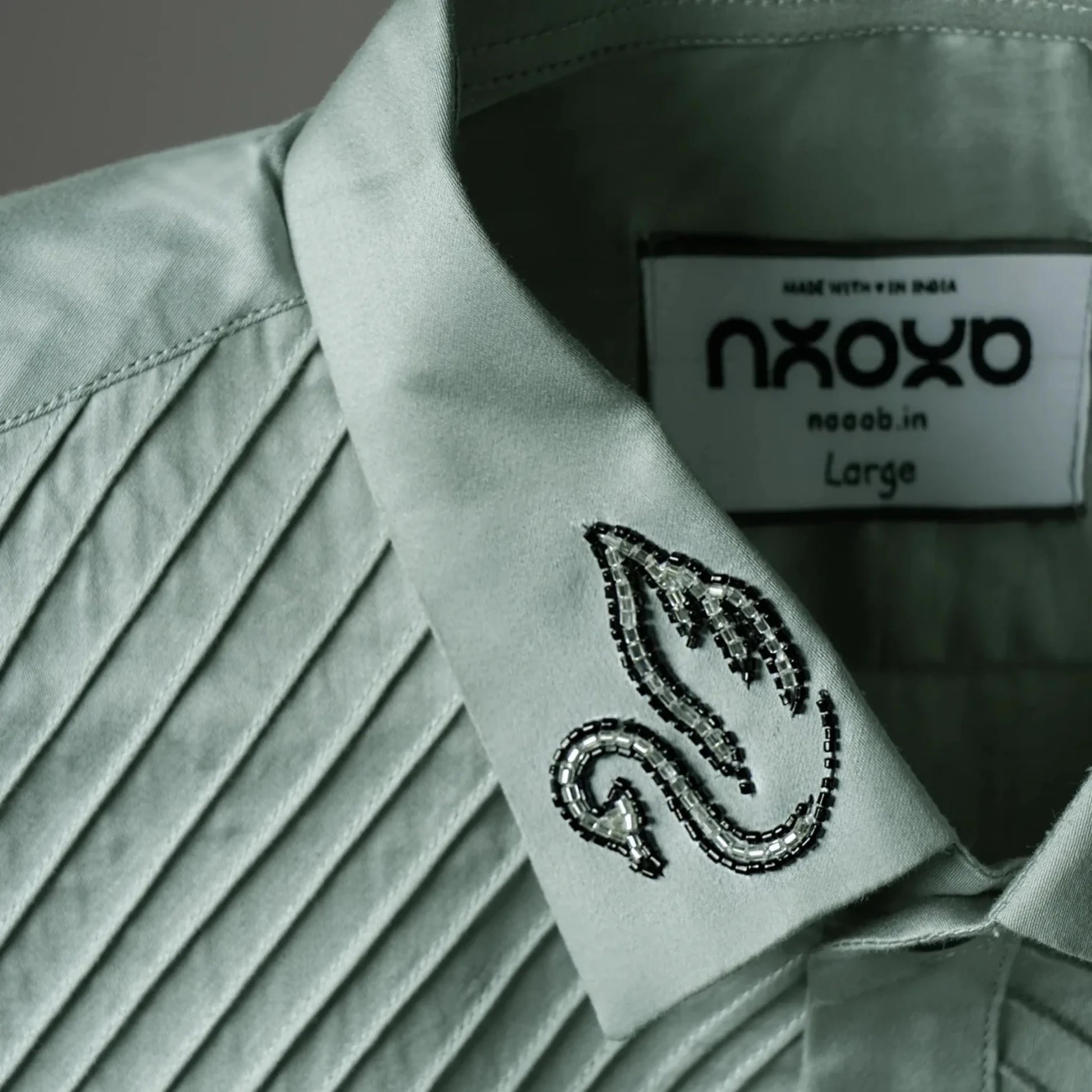 Eden Collar – Duck Embroidered Shirt