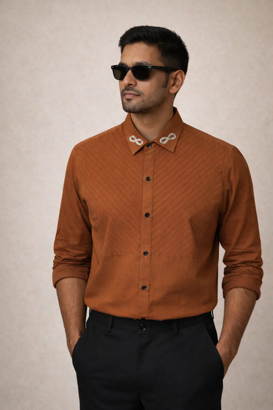 Ember Collar – Designer Shirt for Men