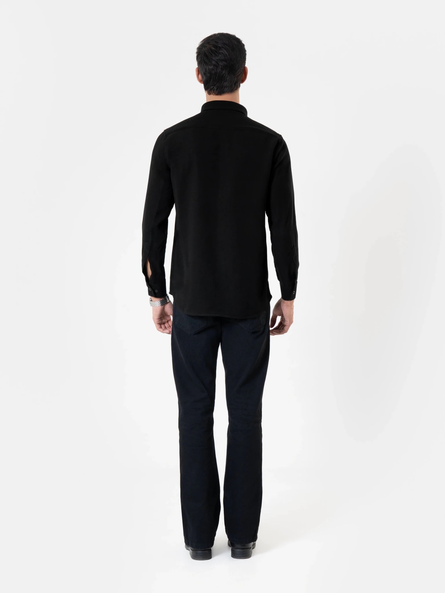 Tiger Embroidered Black Premium Shirt