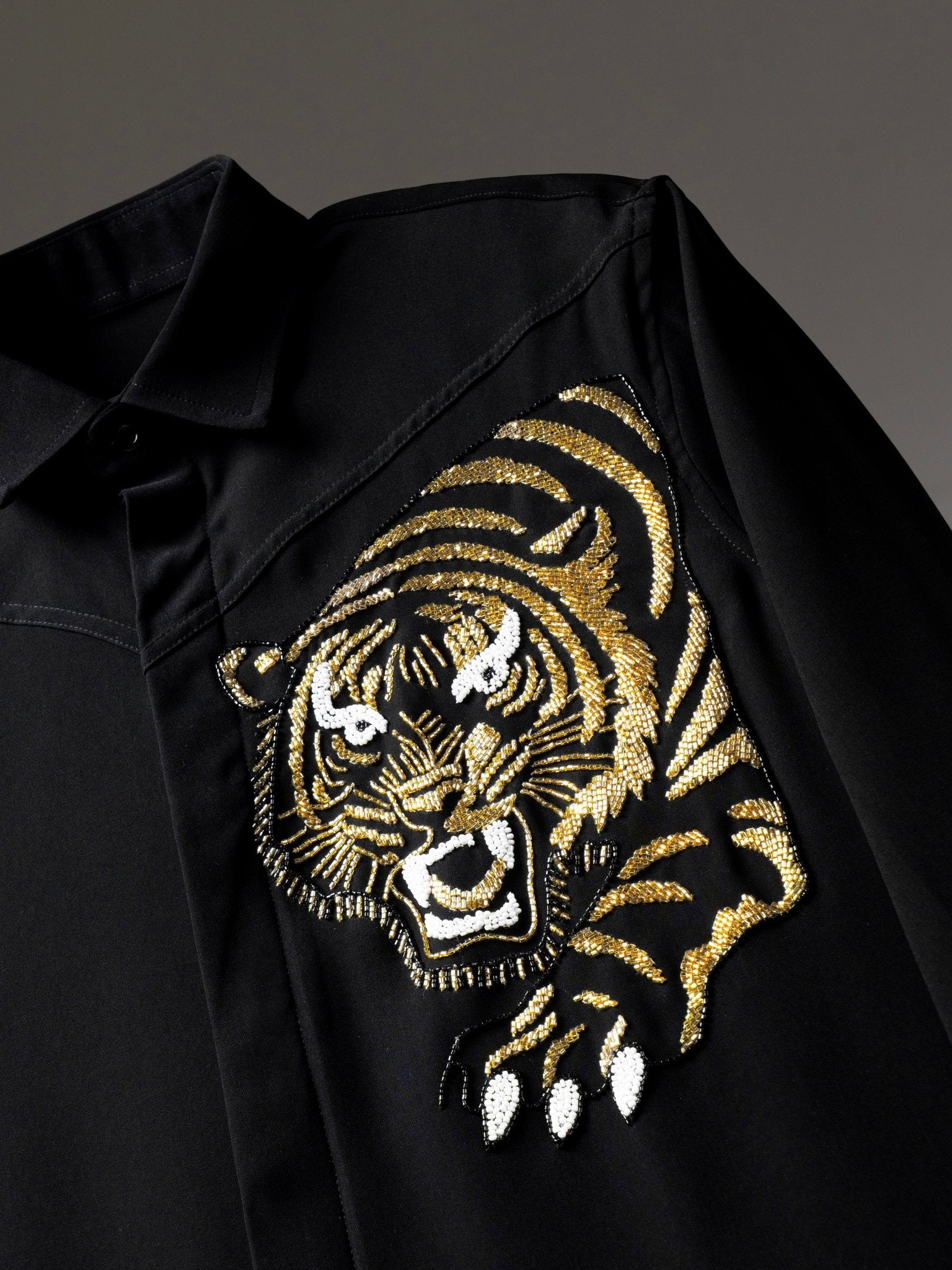 Tiger Embroidered Premium Shirt