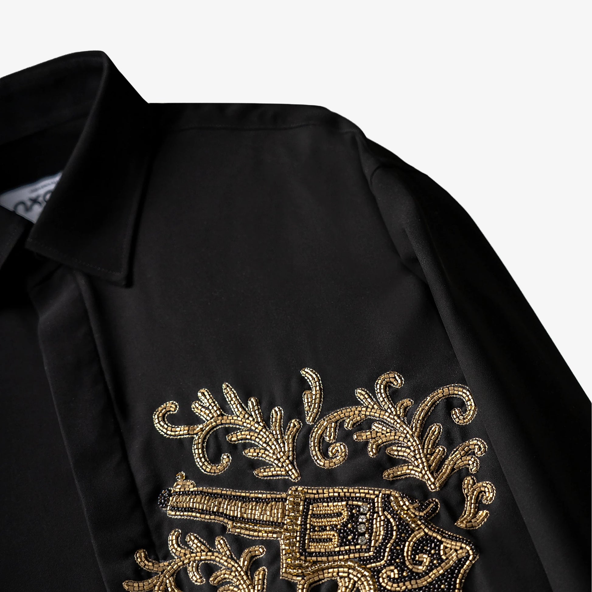 Golden Trigger – Gold Embroidered Shirt