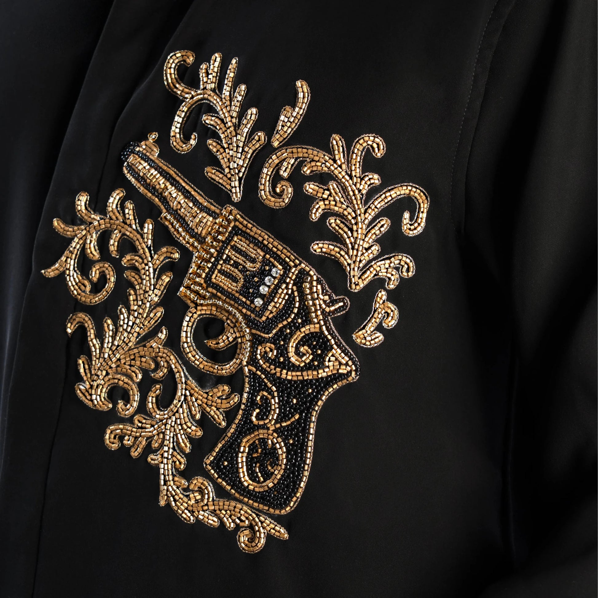 Golden Trigger – Gold Embroidered Shirt