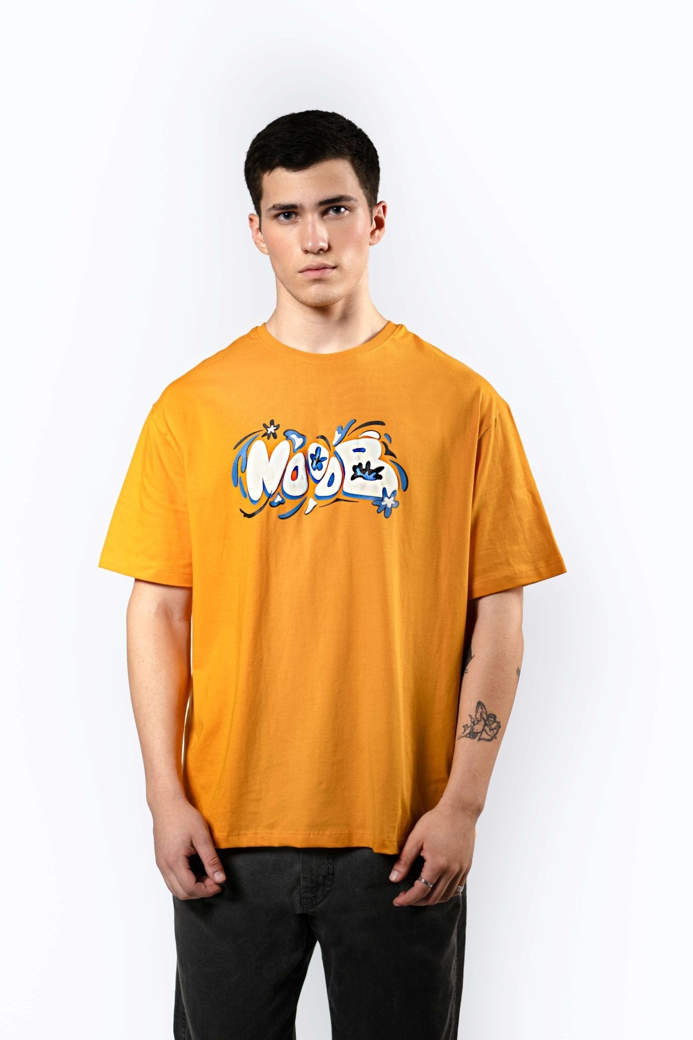 Orange Oversized T-Shirt for Men