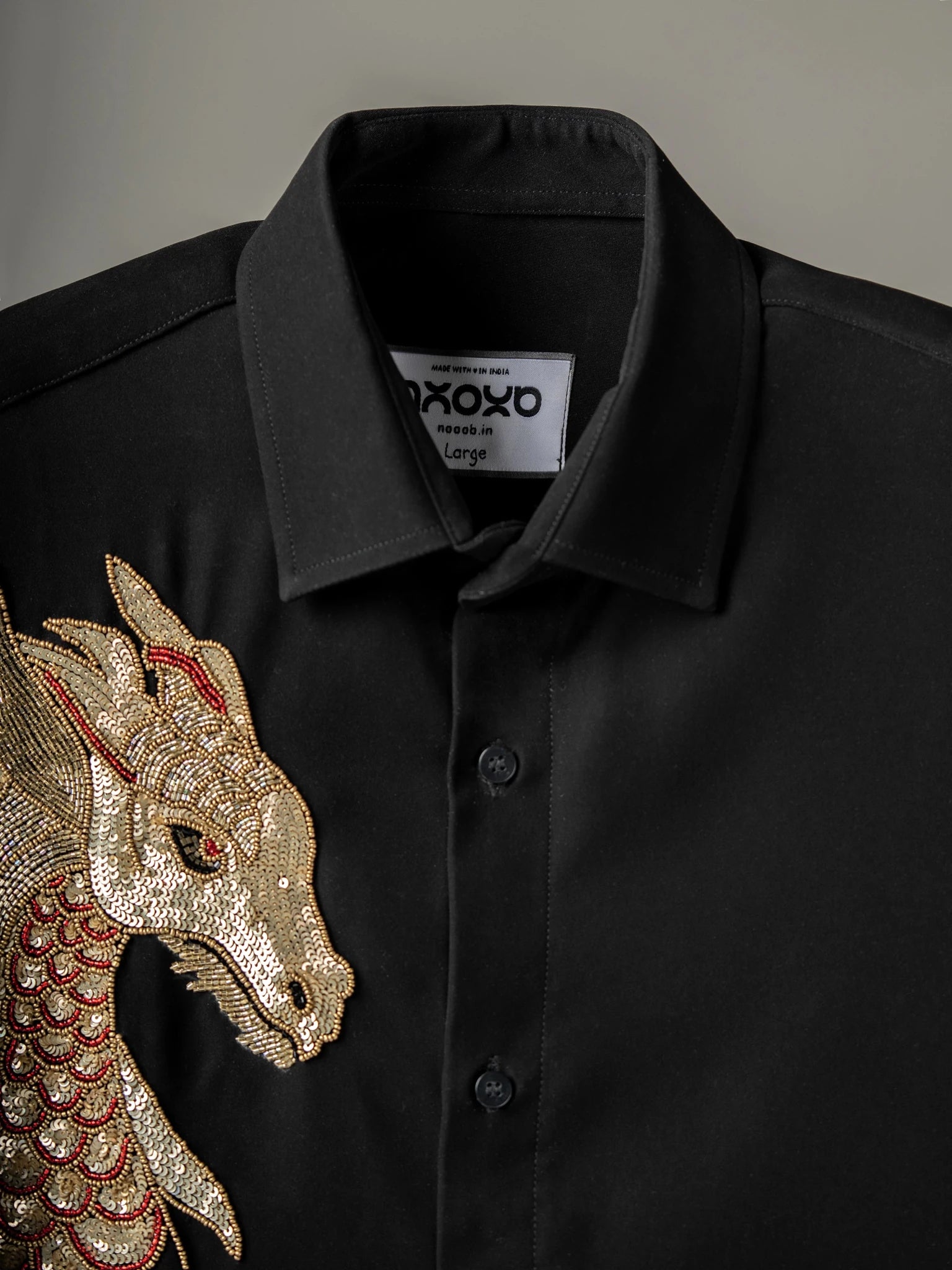 Dragon Embroidered Premium Shirt