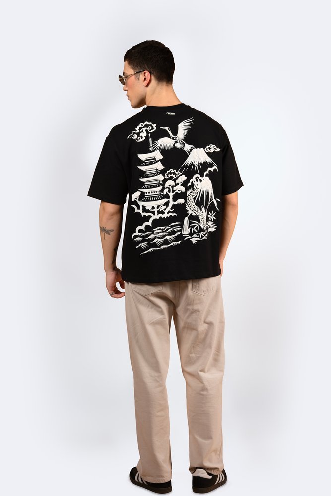 Black Oversized T-Shirt for Men