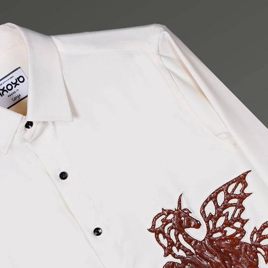 Mythborne – Pegasus Embroidered Shirt for Men