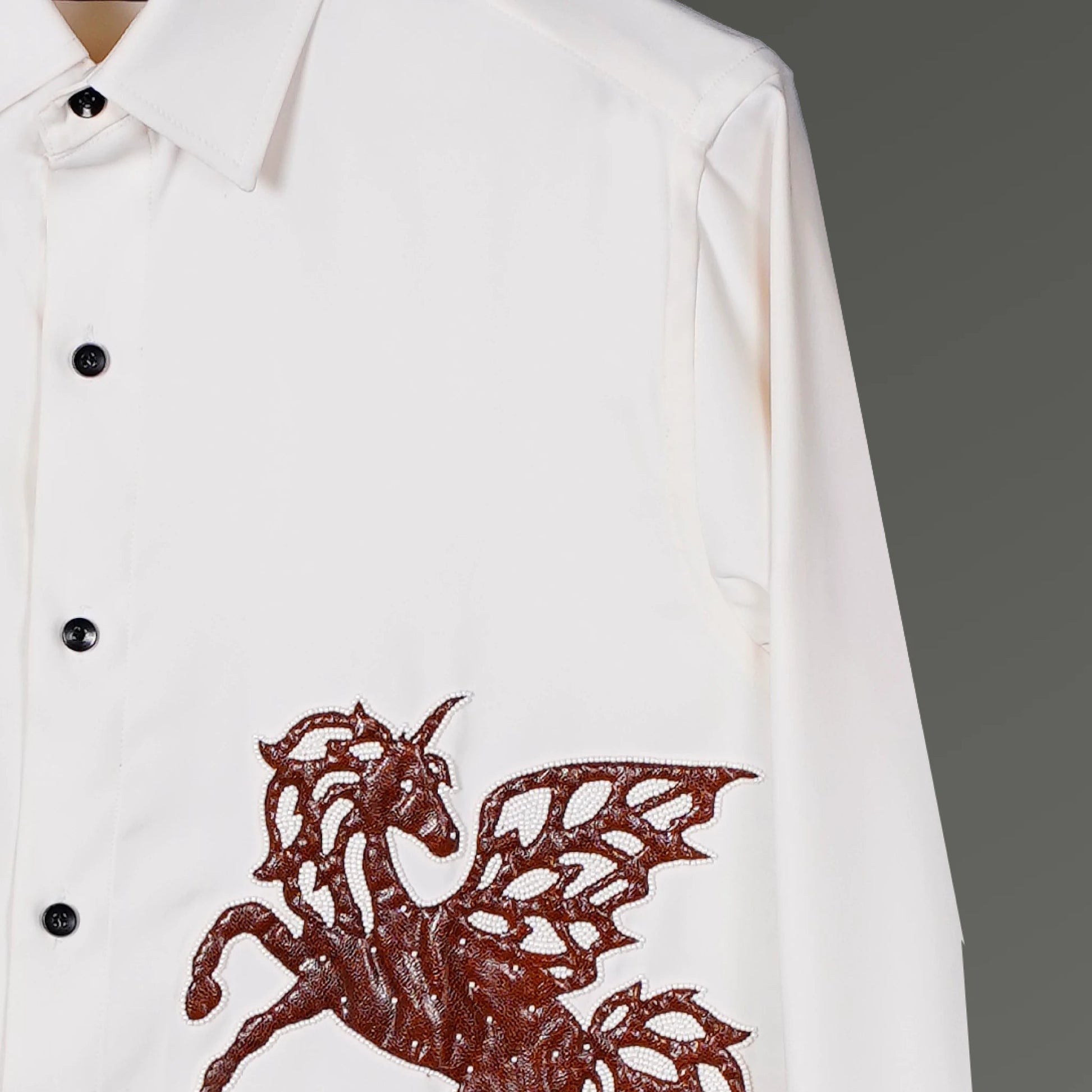 Mythborne – Pegasus Embroidered Shirt for Men