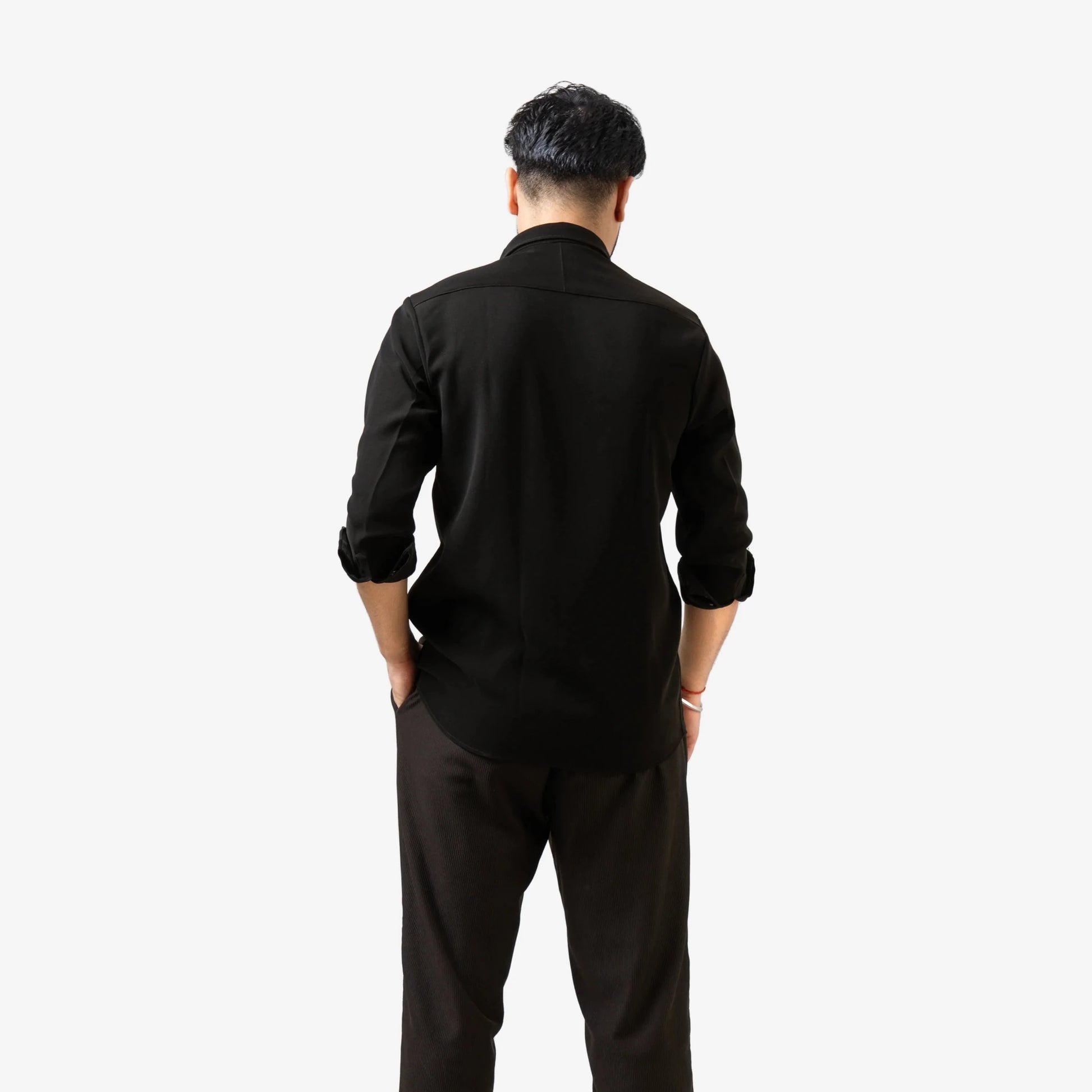 No Horns Held – Bull Embroidered Black Shirt