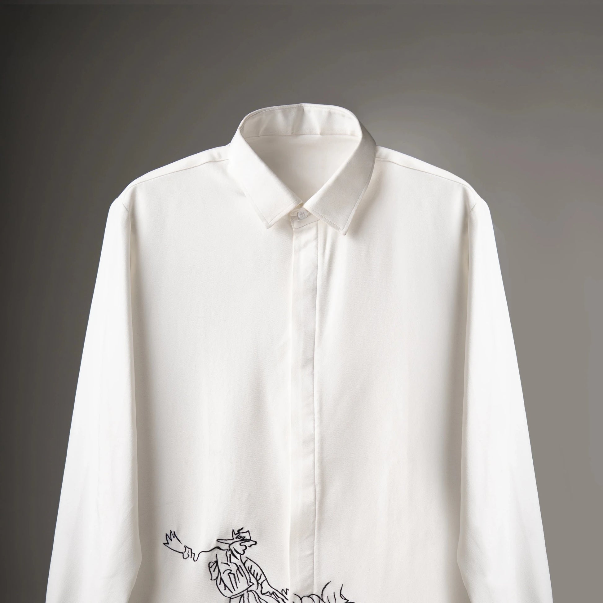 Cowboy & Horse Embroidered Shirt for Men
