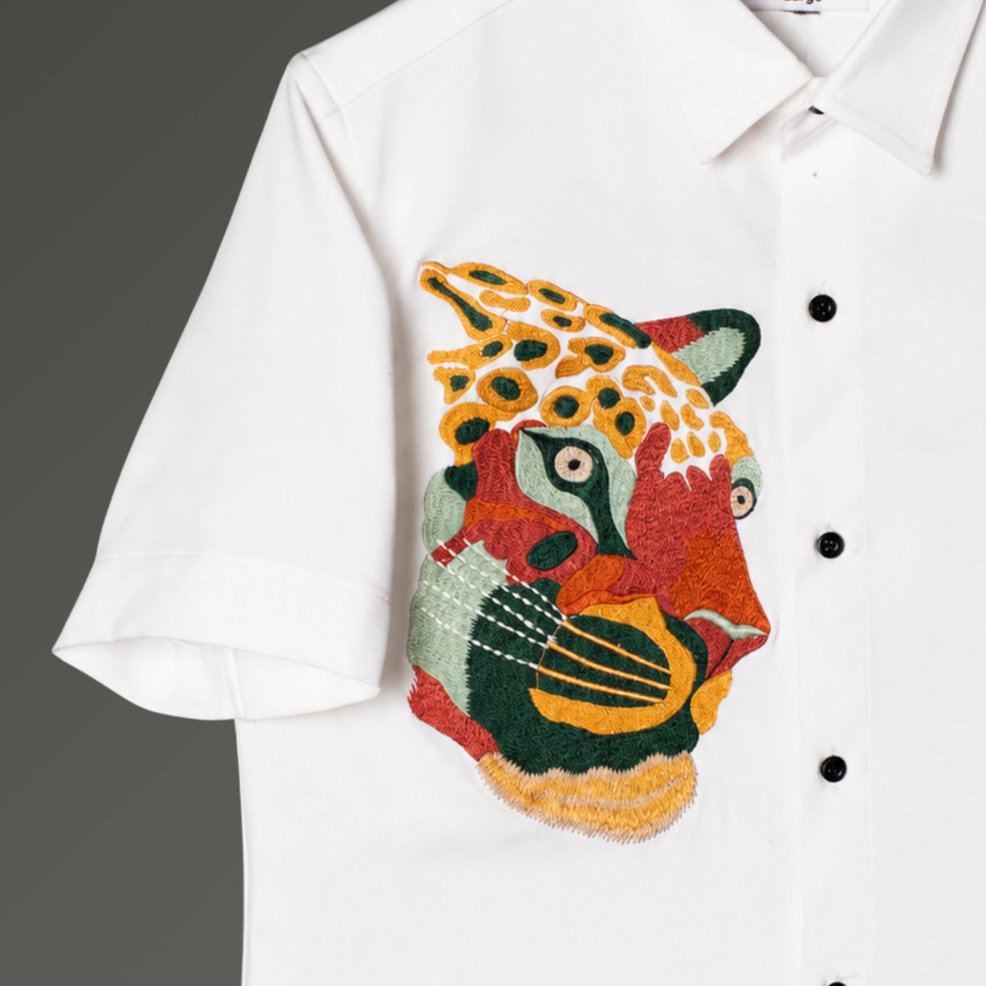 Shop Half Sleeves Embroidered Shirt for Men Online