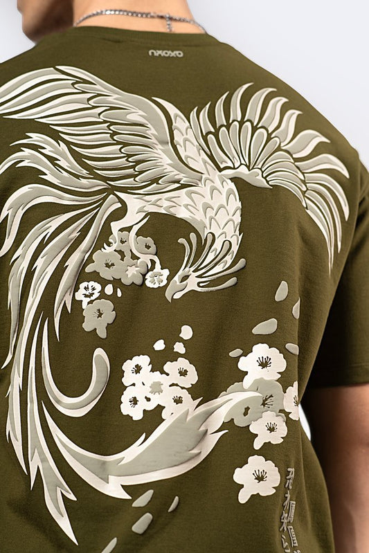 Olive Green Oversized T-Shirt