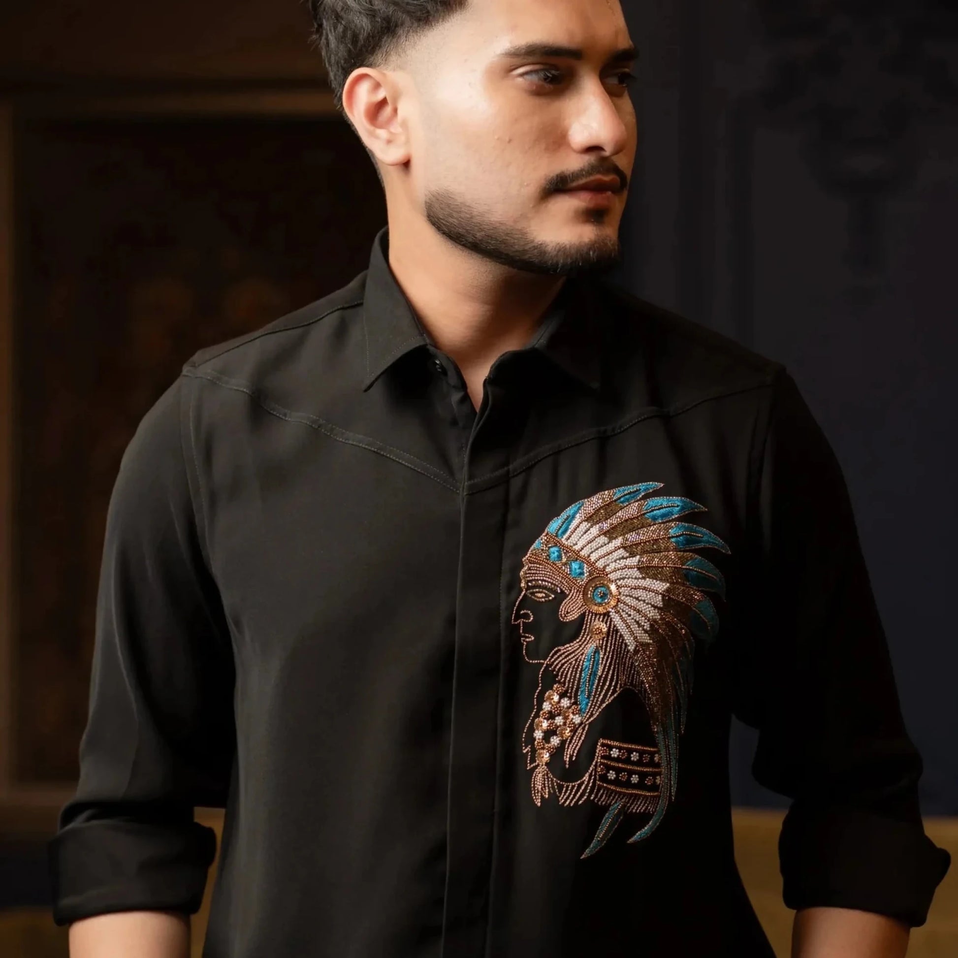 Shadow Chief – Embroidered Shirt