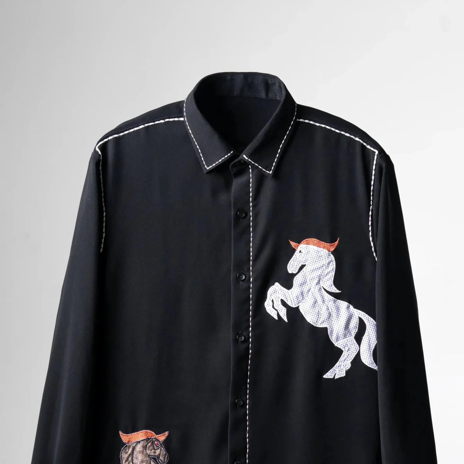 Shadow Parade – Horse Embroidery Shirt