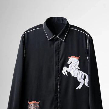 Shadow Parade – Horse Embroidery Shirt