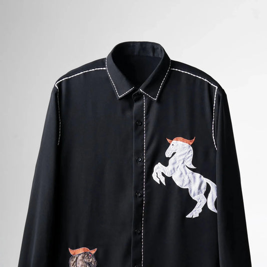 Shadow Parade – Horse Embroidery Shirt