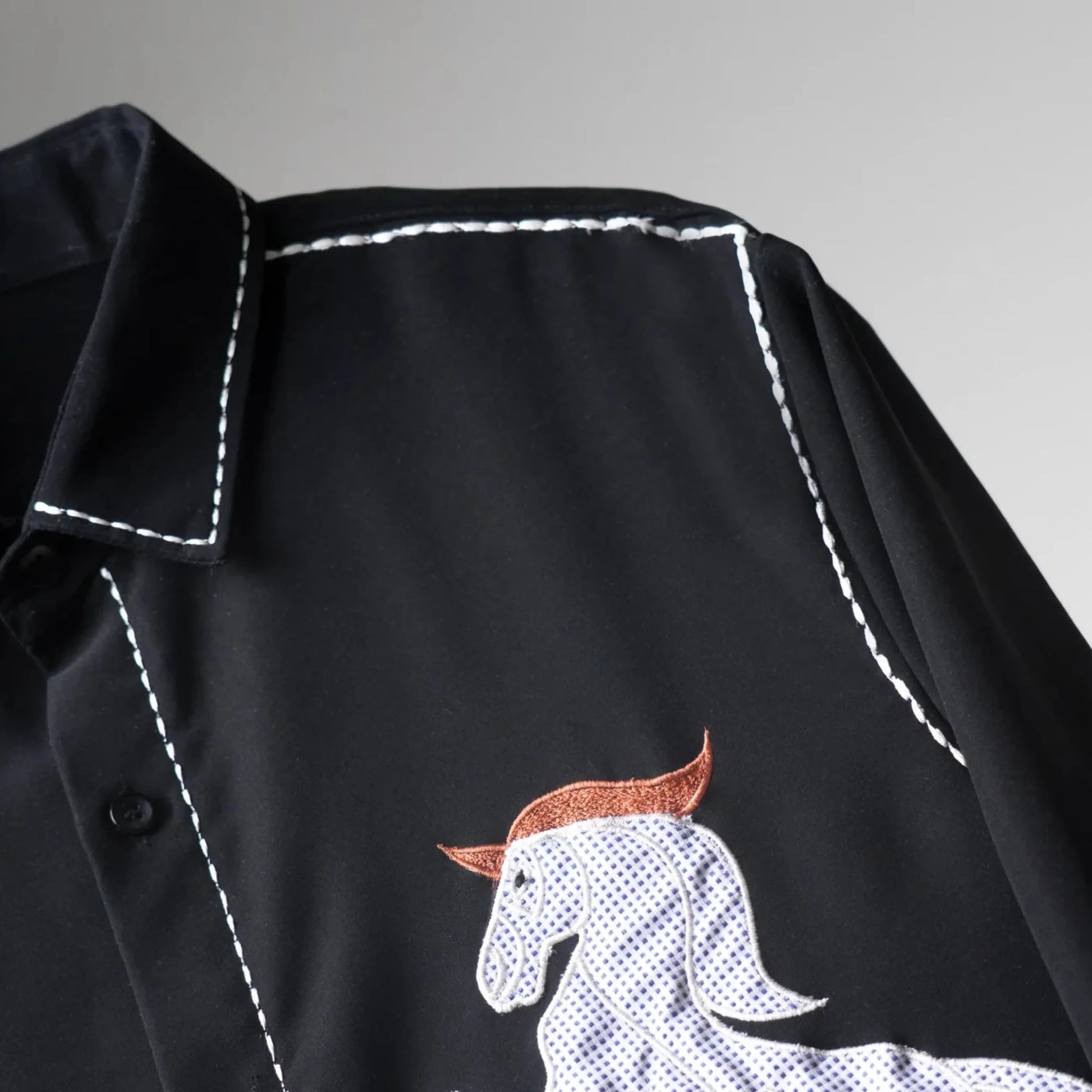 Shadow Parade – Horse Embroidery Shirt