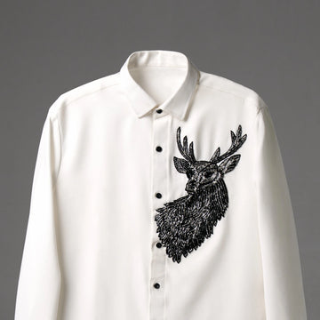 Silent Hunt – Embroidered Shirt