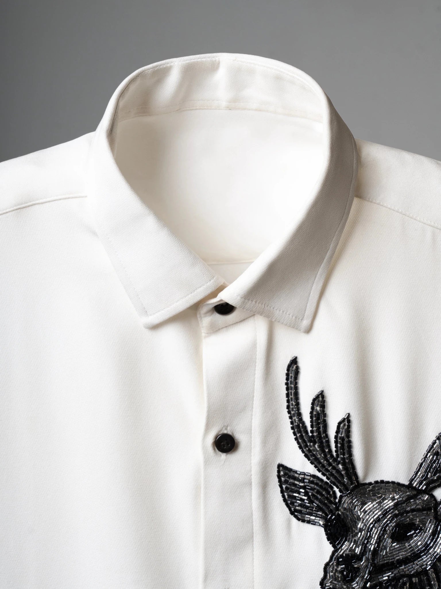 Buy Deer Embroidered White Shirt