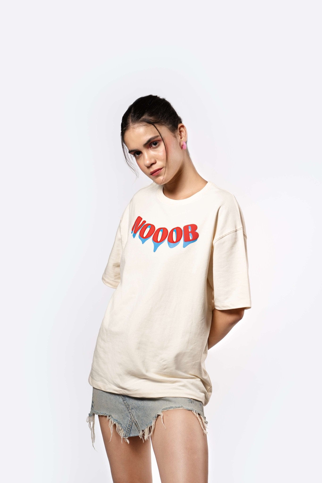 Oversized Graphic Back Printed T-shirt