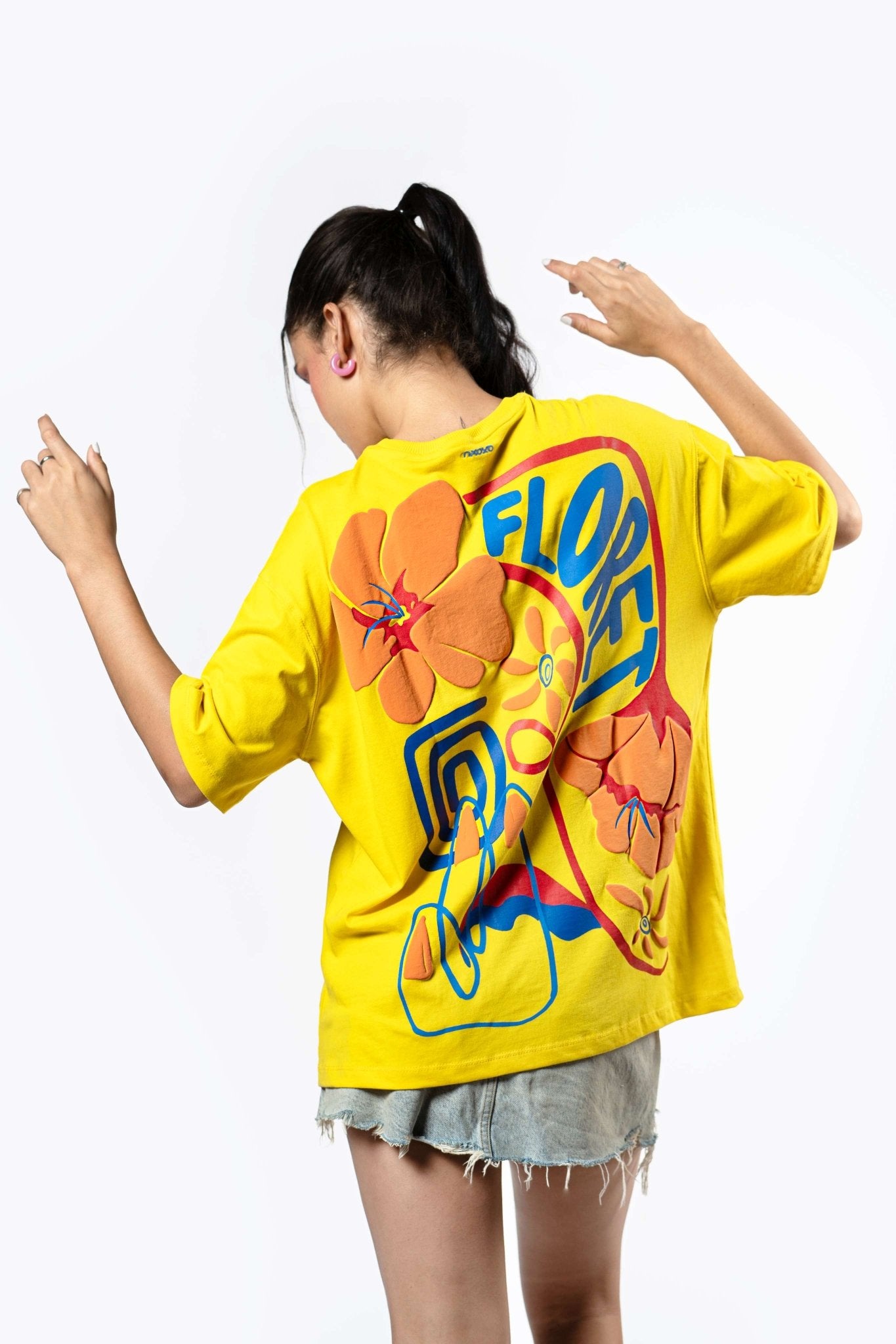 Buy Yellow Oversized Unisex T-Shirt