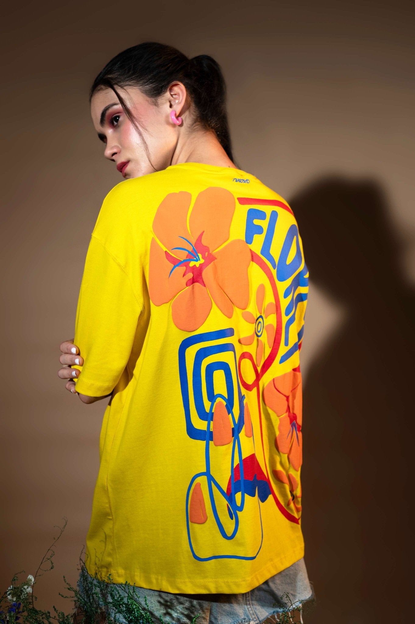 Yellow Oversized T-Shirt for Women