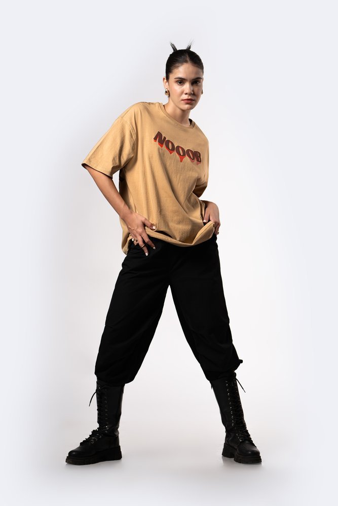 Oversized Back Printed T-shirt for Women