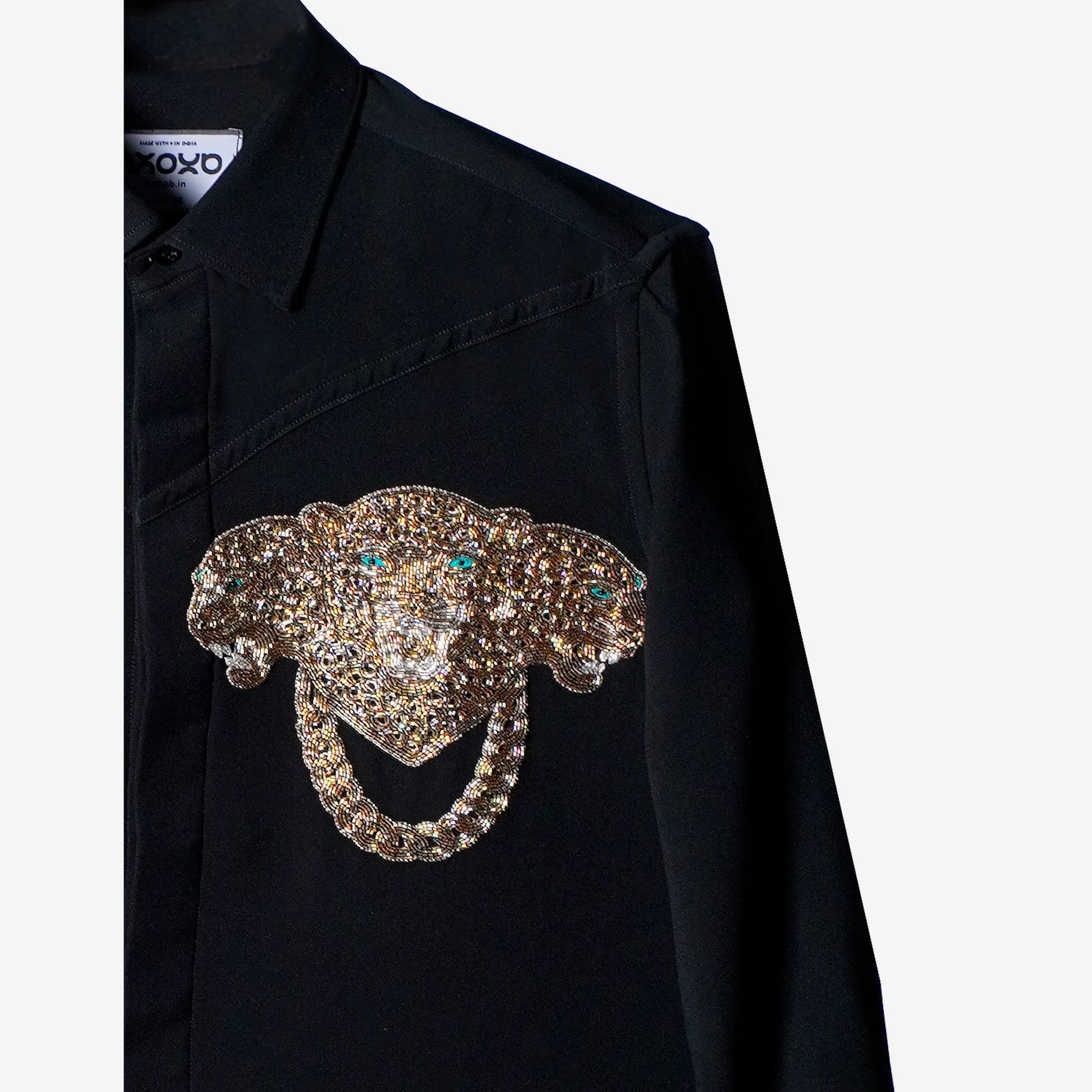 Triarch – Embroidered Leopard Shirt