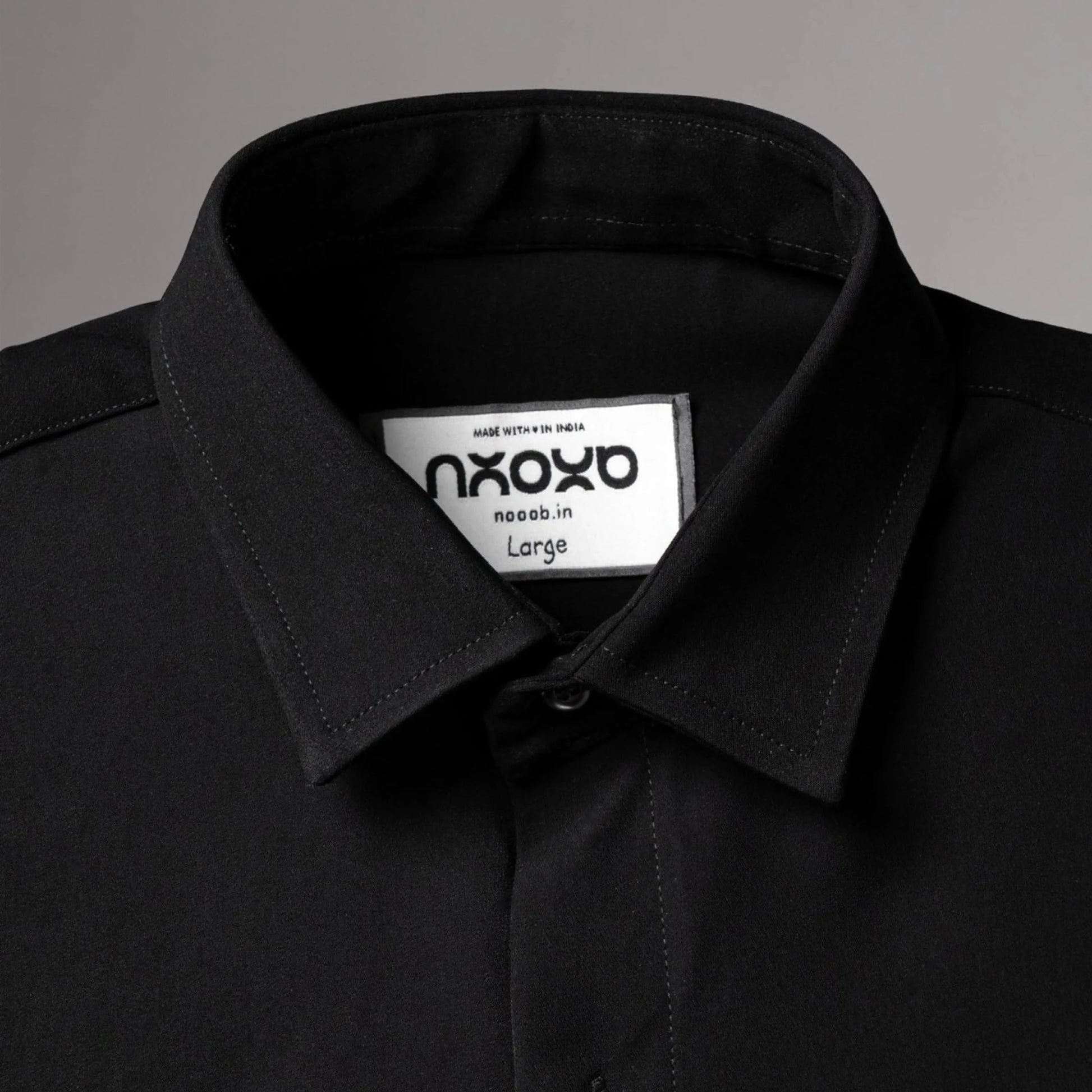 Wolf Magic – Embroidered Black Shirt